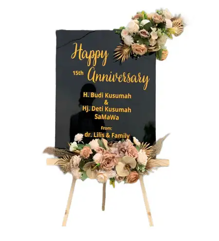Papan Bunga Akrilik Garahan