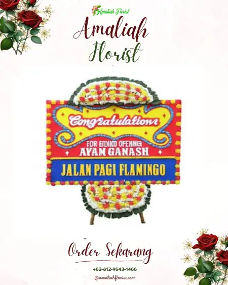 Sewa Papan Bunga Garahan